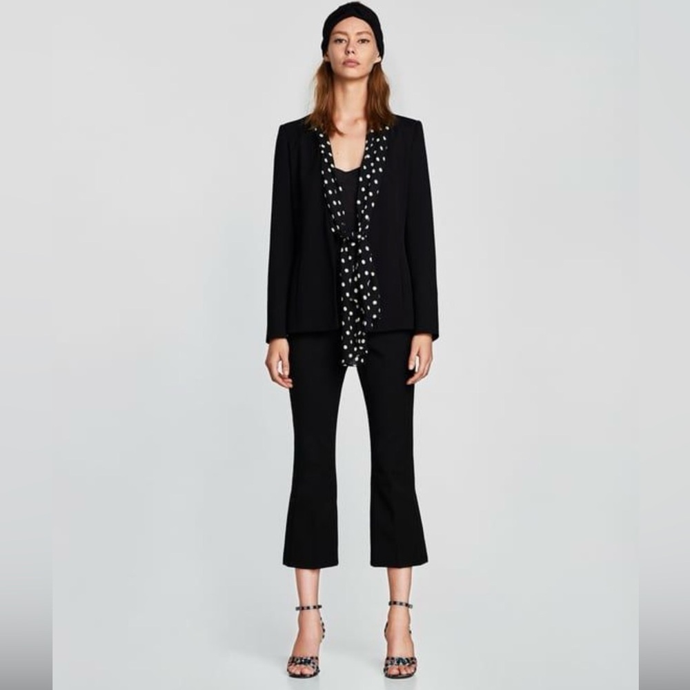Zara Black and White Polka Dot Women's Suit - Size XS